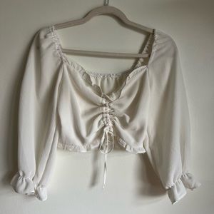 White camisole crop